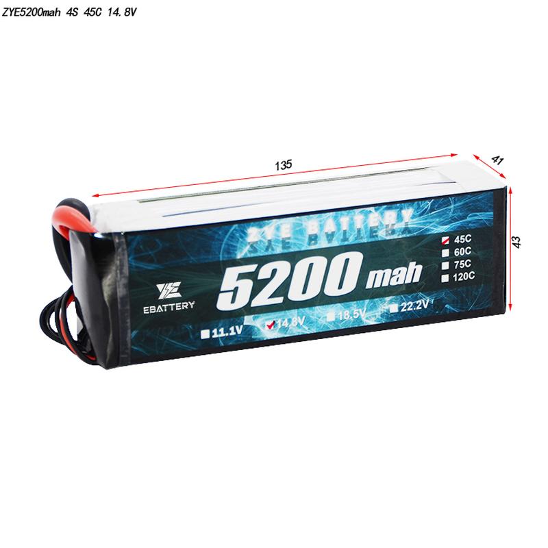 Kuinka ladata 5200mAh lipo -akku?